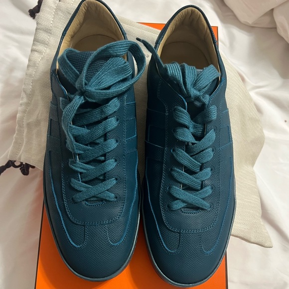 HERMÈS - OLYMPIC MATT EPSOM CALFSKIN MEN’S SNEAKER